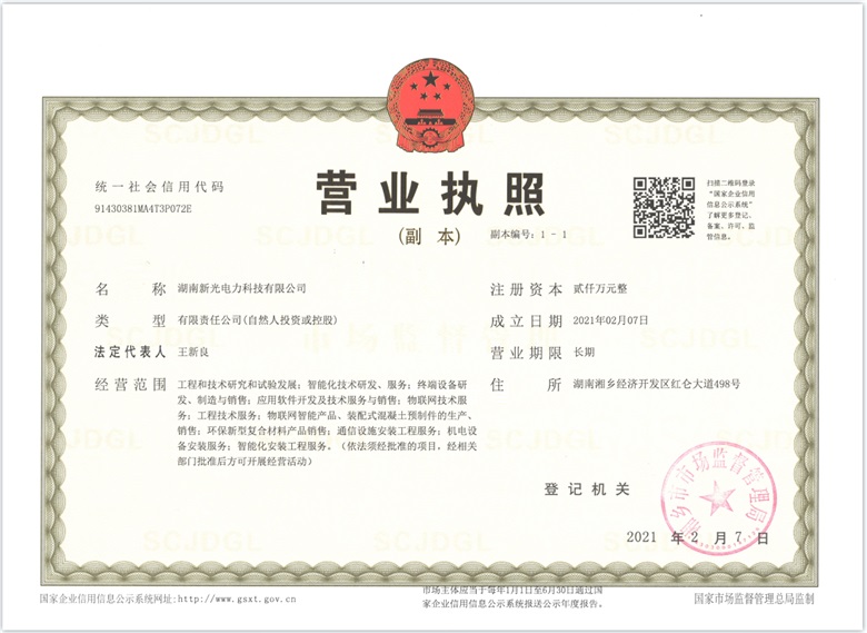 重磅！湖南新光電力科技有限公司成立！